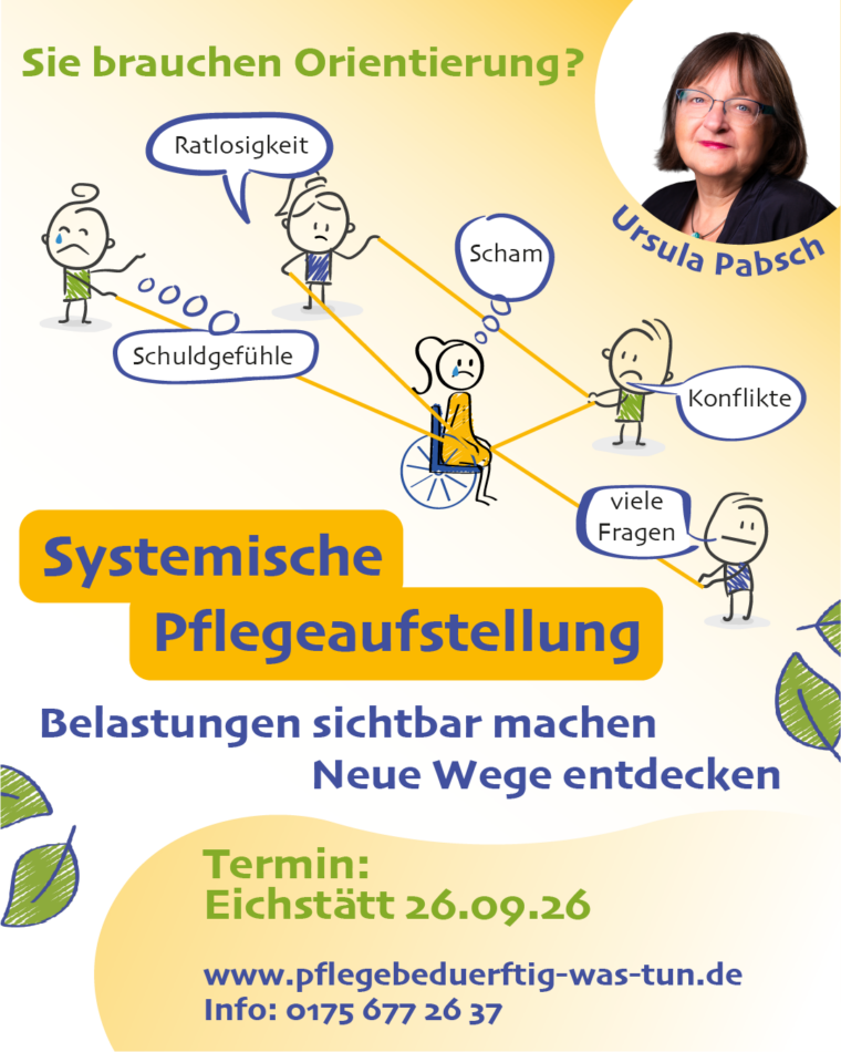 Pflegebedürftig Fragen?