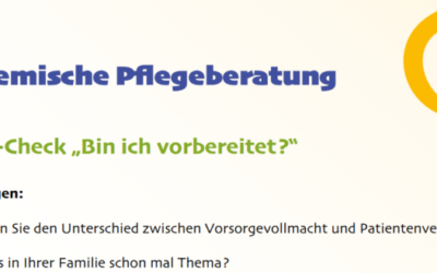 Checkliste Beratungsbedarf